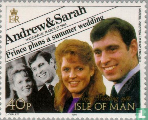 Prince Andrew et de Sarah, de mariage