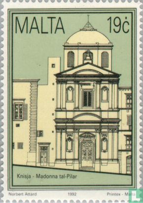 Historische Gebäude in Valletta