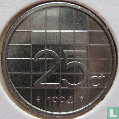 Netherlands 25 cents 1994 - Image 1