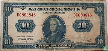 10 niederländische Gulden - Bild 1