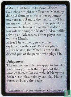 Quidditch Cup Rules Card - Bild 2