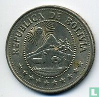 Bolivia 5 pesos bolivianos 1976 - Image 2