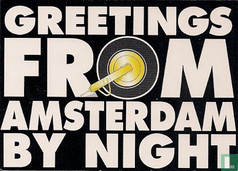 B000448 - PBH Amsterdam "Greetings From Amsterdam By Night" - Afbeelding 1