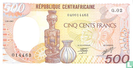 Centraal-Afrikaanse Republiek 500 Francs - Afbeelding 1