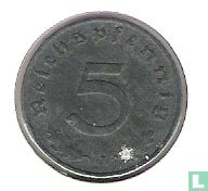 Empire allemand 5 reichspfennig 1941 (J) - Image 2