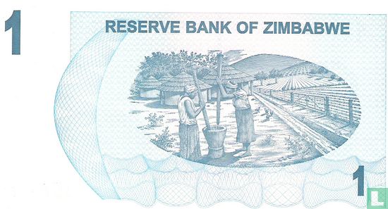 Simbabwe 1 Dollar 2006 - Bild 2