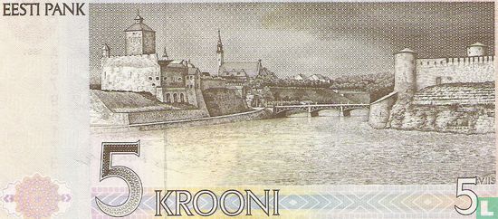 Estland 5 Krooni - Afbeelding 2