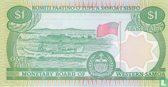 Samoa Occidentales 1 Tala ND (1980) - Image 2