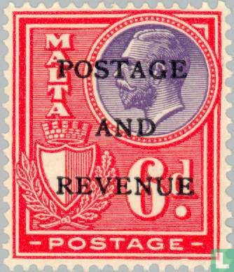 overprint "Postage & Revenue"