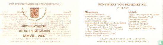 Vatican mint set 2007 (PROOF) - Image 2