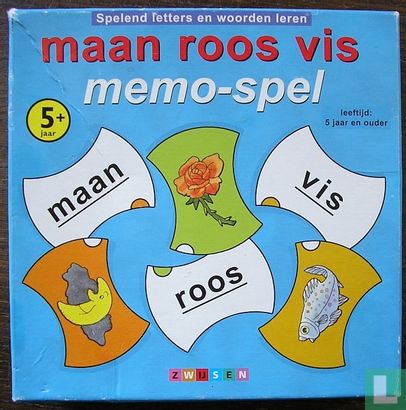 Maan Roos Vis Memo spel - Image 1