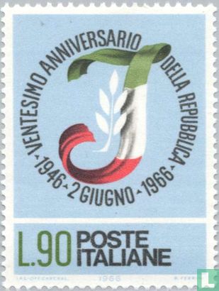 20 jaar Republiek Italië