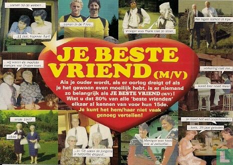U001183 - Joost Overbeek "Je beste vriend (m/v)" - Afbeelding 1