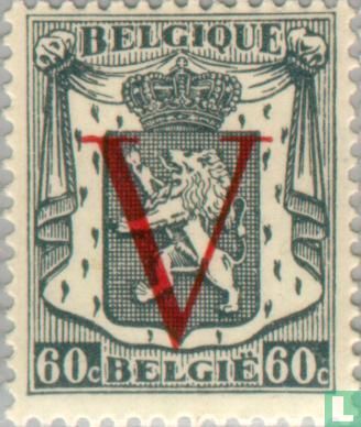 Small State Coat of arms, with overprint V