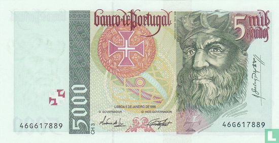 Portugal 5000 Escudos - Bild 1