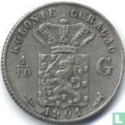 Curacao 1/10 Gulden 1901 - Bild 1