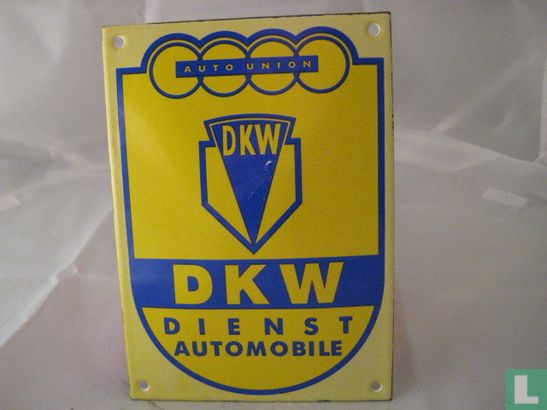 Emaille Reklamebord : DKW