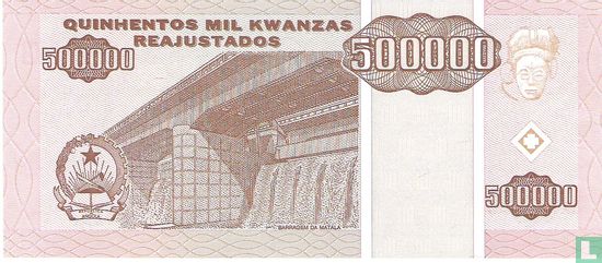 Angola 500.000 Kwanzas Reajustados 1995 - Afbeelding 2