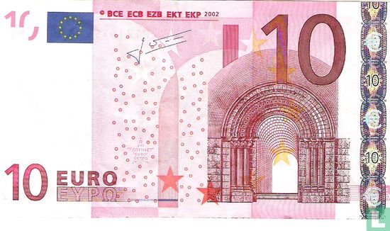 Eurozone 10 Euro P-G-T - Afbeelding 1