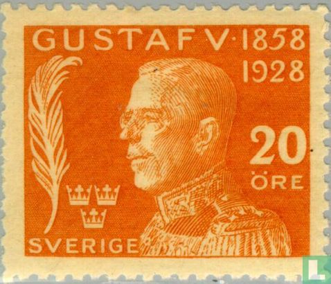 Gustav V 70ème anniversaire