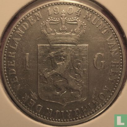 Netherlands 1 gulden 1904 - Image 1