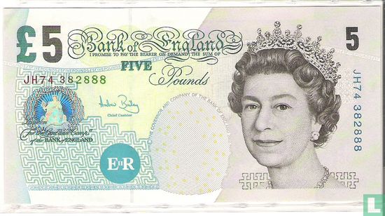 Verenigd Koninkrijk 5 pond (A.Bailey) - Afbeelding 1