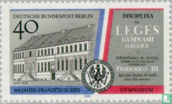 French Gymnasium 1689-1989