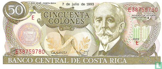 Costa Rica 50 Colones - Bild 1