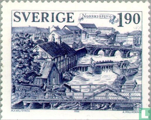 Norrköping in 1384