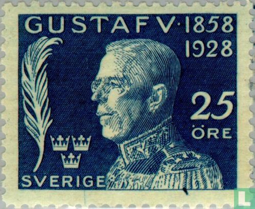 Gustav V 70ème anniversaire