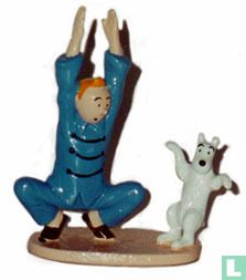 Tintin et Milou gymnastique