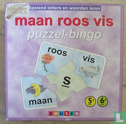 Maan Roos Vis Puzzel Bingo - Image 1