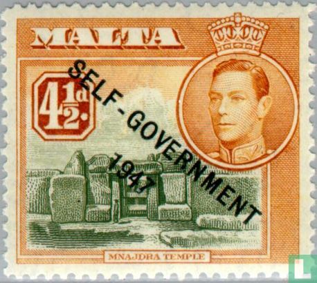 Aufdruck "SELF-GOVERNMENT 1947"