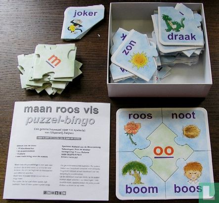 Maan Roos Vis Puzzel Bingo - Image 2