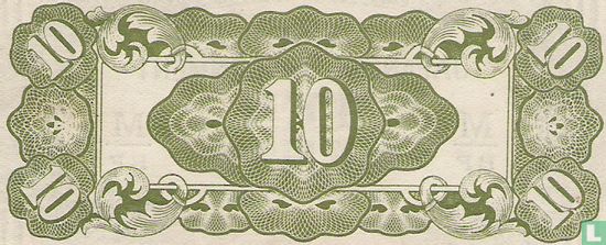 Malaya 10 Cents ND (1942) - Afbeelding 2