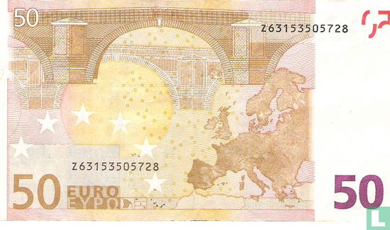 Eurozone 50 Euro Z-T-Du - Bild 2