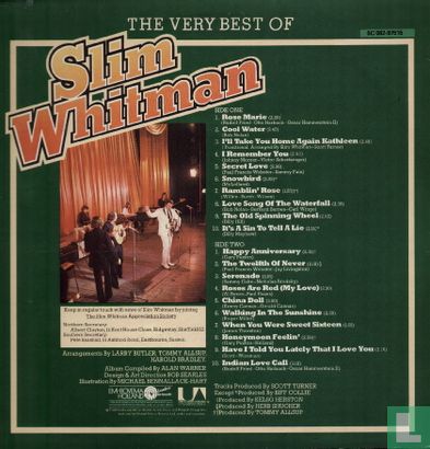 The very best of Slim Whitman - Afbeelding 2