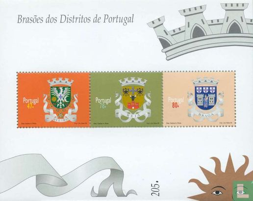District coats of arms
