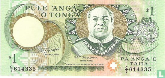 Tonga 1 Pa'anga ND (1995) - Image 1