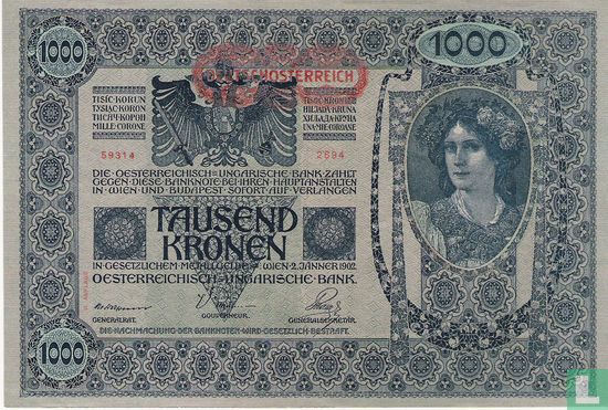 Deutschösterreich 1.000 Kronen ND (1919) P61  - Image 1