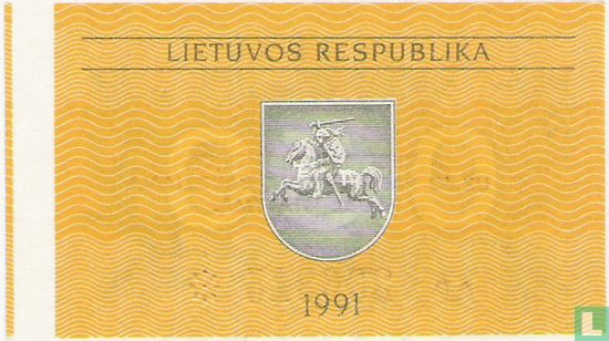Lithuania 0.50 Talonas  - Image 2