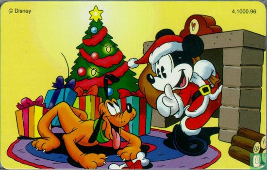 Mickey Mouse & Pluto kerst 1996