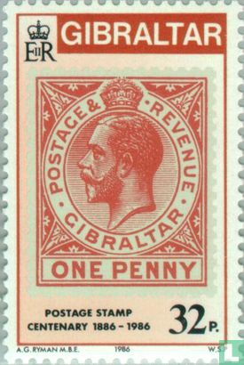 Stamp Anniversary 1886-1986