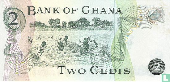 Ghana 2 Cedis 1977 - Afbeelding 2