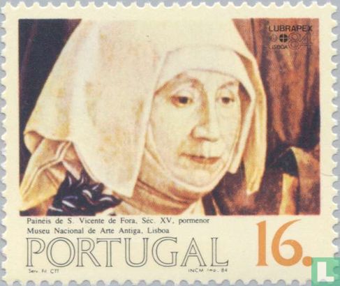 Portuguese-Brazilian stamp tent. LUBRAPEX