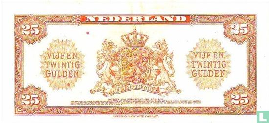 25 guilder Netherlands - Image 2