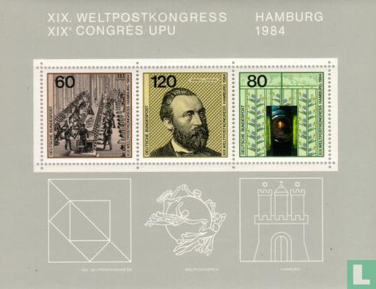 Congrès postal universel à Hambourg