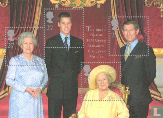 Koningin-moeder Elizabeth - 100e verjaardag