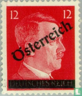 Surcharge sur les timbres Reich allemand