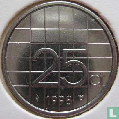 Nederland 25 cent 1998 - Afbeelding 1